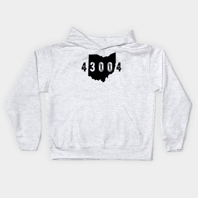 43004 Zip Code Blacklick Ohio Kids Hoodie by OHYes